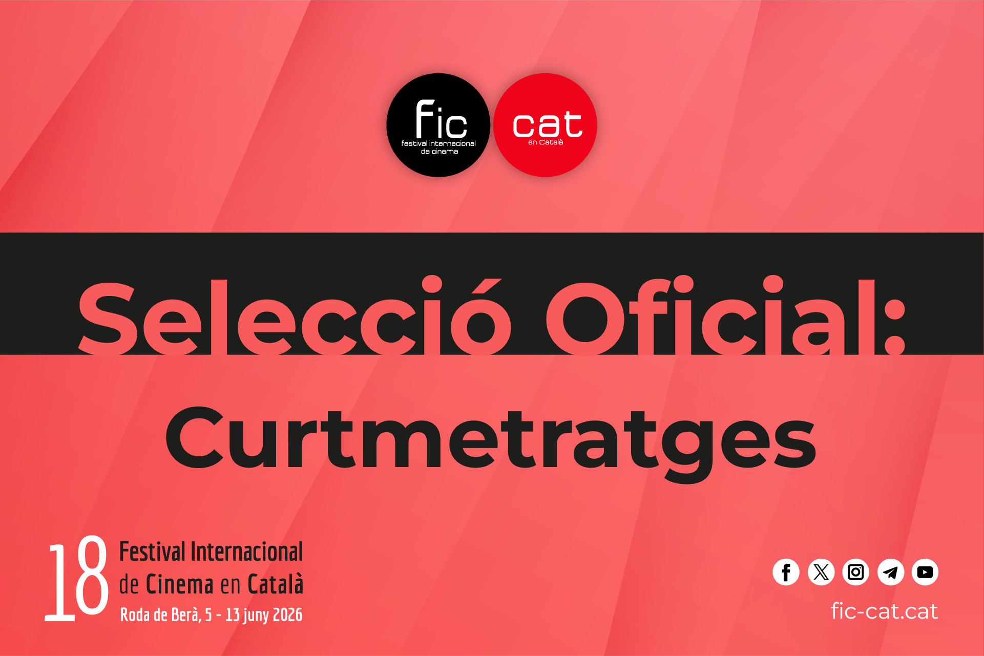 El FIC-CAT anuncia una Selecció Oficial de Curtmetratges marcada pel talent emergent i les estrenes mundials