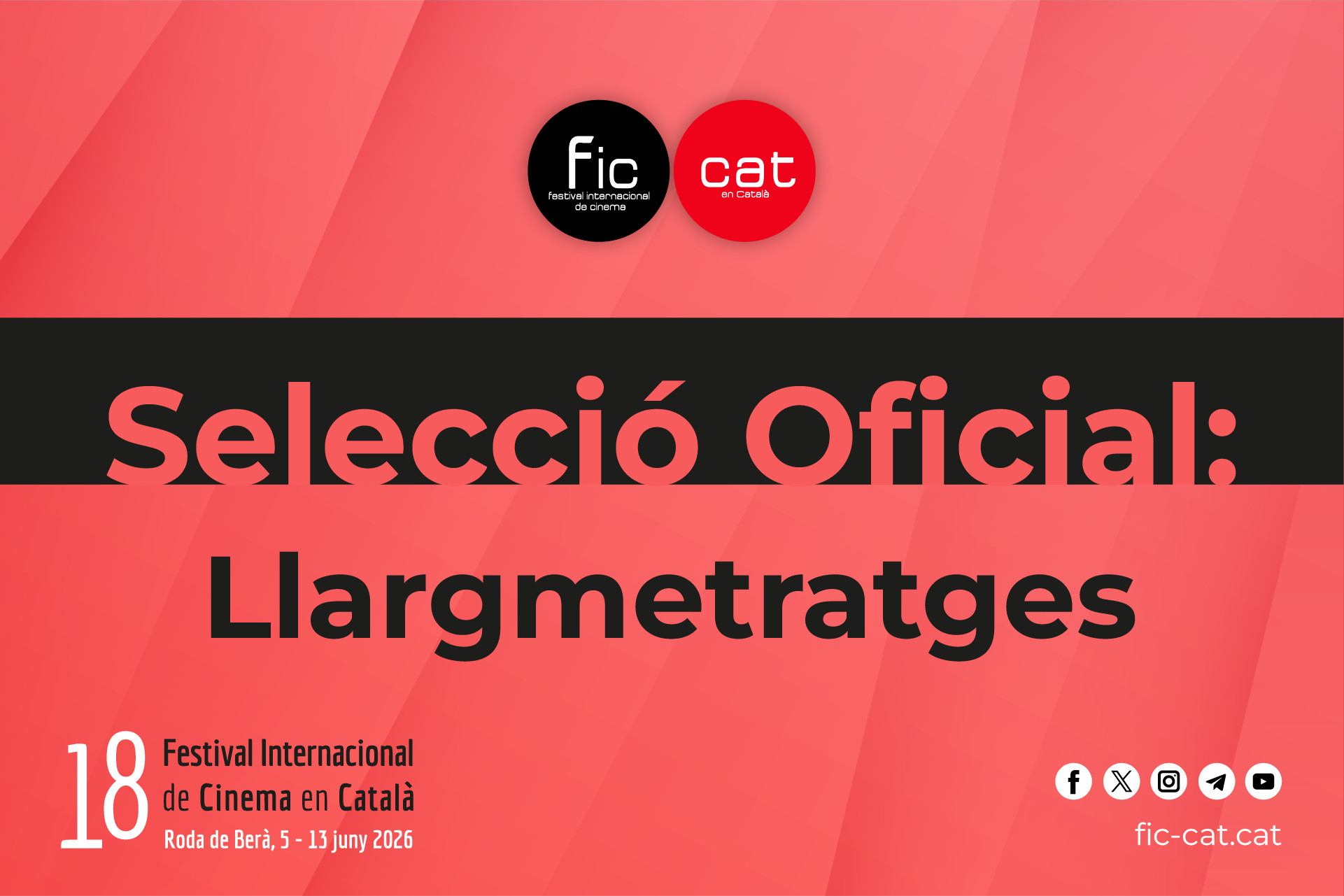 El FIC-CAT projectarà 6 llargmetratges durant la 18a edició del Festival
